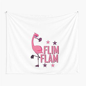 Flim flam flamingo- Funny Flamingo Flim Flam Tapestry