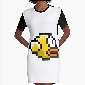 Flappy Bird Graphic T-Shirt Dress