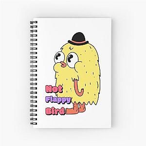 Not Flappy Bird - Fat bird - Cute Bird Spiral Notebook