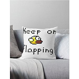 Flappy Bird Throw Pillow