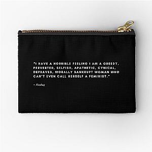 Fleabag Phoebe Waller Bridge Feminist Quote Zipper Pouch