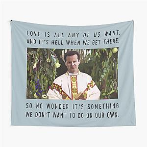 Fleabag Hot Priest Speech Illustration Tapestry