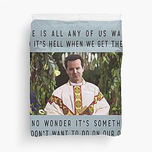 Fleabag Hot Priest Speech Illustration Duvet Cover