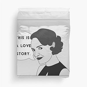 Fleabag This is a Love Story Comic Illustration Duvet Cover