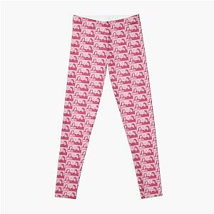Fleabag We Are Bad Feminists Comic Pink Pastel Illustration Leggings