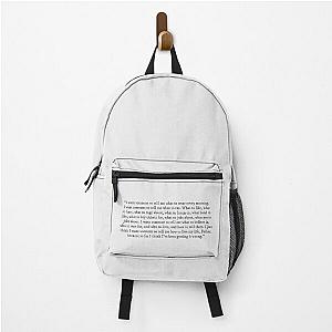 Fleabag quote Backpack