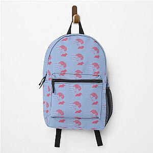 Fleabag This is a Love Story Comic Pink Blue Pastel Illustration Backpack