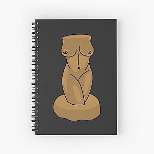 Fleabag Statue Spiral Notebook