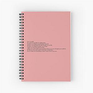 Love is awful- Fleabag  Spiral Notebook