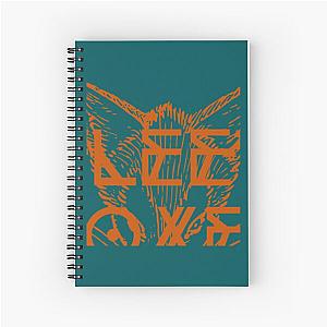 Fleet Foxes  Fox Drawing and Geometric Illustration  .   Spiral Notebook