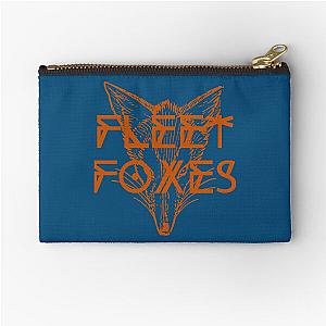 Fleet Foxes  Fox Drawing and Geometric   Zipper Pouch