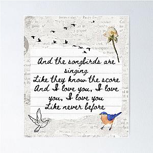 Songbird by Fleetwood Mac Lyric Print Poster