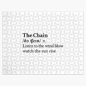 The Chain by Fleetwood Mac Stevie Nicks Aesthetic Minimal Jigsaw Puzzle
