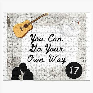 Go Your Own Way Fleetwood Mac Lyric Print Jigsaw Puzzle