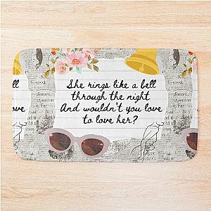 Rhiannon by Fleetwood Mac Lyric Print Bath Mat