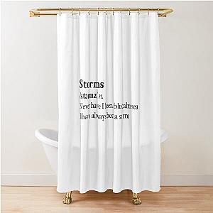 Storms by Fleetwood Mac Shower Curtain