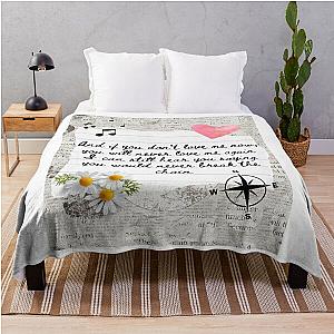 The Chain Fleetwood Mac Lyric Print Throw Blanket