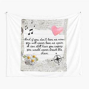 The Chain Fleetwood Mac Lyric Print Tapestry