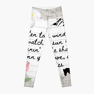 The Chain Fleetwood Mac Lyric Print Leggings