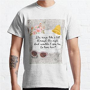Rhiannon by Fleetwood Mac Lyric Print Classic T-Shirt