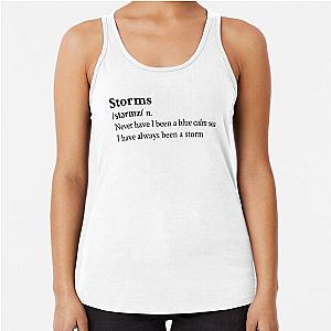 Storms by Fleetwood Mac Racerback Tank Top