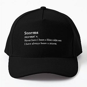 Storms by Fleetwood Mac Black Aesthetic Baseball Cap