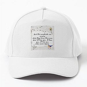 Songbird by Fleetwood Mac Lyric Print Baseball Cap