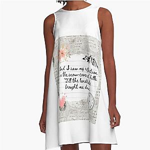 Landslide by Fleetwood Mac Lyric Print A-Line Dress