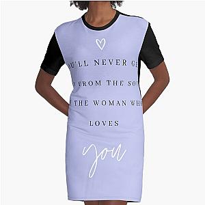 Silver Springs Fleetwood Mac Lyric Print Graphic T-Shirt Dress