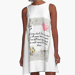 The Chain Fleetwood Mac Lyric Print A-Line Dress