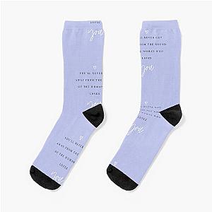 Silver Springs Fleetwood Mac Lyric Print Socks