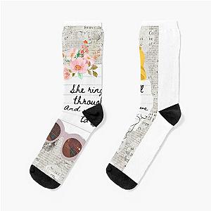 Rhiannon by Fleetwood Mac Lyric Print Socks