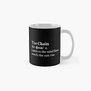 The Chain by Fleetwood Mac Stevie Nicks Aesthetic Minimal Black Classic Mug