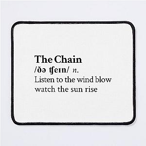 The Chain by Fleetwood Mac Stevie Nicks Aesthetic Minimal Mouse Pad