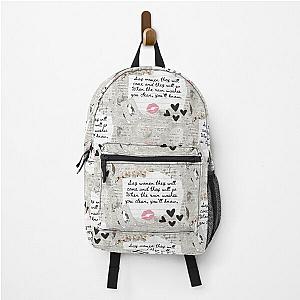 Dreams by Fleetwood Mac Lyric Print Backpack