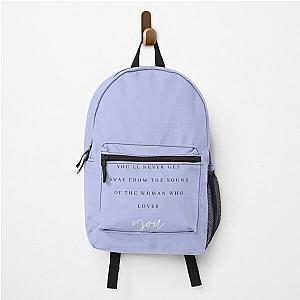 Silver Springs Fleetwood Mac Lyric Print Backpack