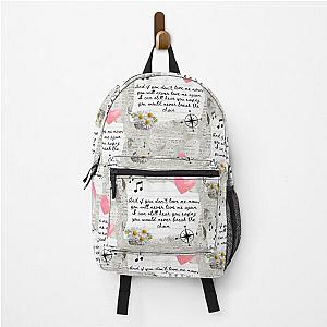 The Chain Fleetwood Mac Lyric Print Backpack