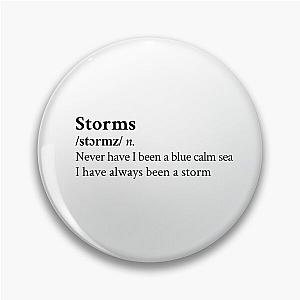 Storms by Fleetwood Mac Pin