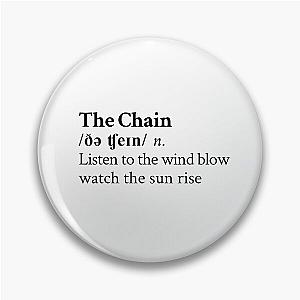 The Chain by Fleetwood Mac Stevie Nicks Aesthetic Minimal Pin