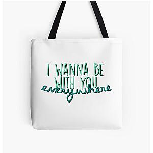 Fleetwood mac lyrics — “everywhere” All Over Print Tote Bag