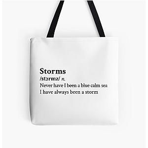 Storms by Fleetwood Mac All Over Print Tote Bag