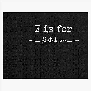 F is for Fletcher, Fletcher Sticker Jigsaw Puzzle