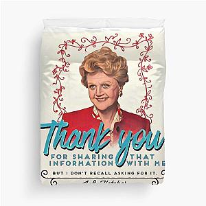 Jessica Fletcher Doesn't Need Your Input Duvet Cover