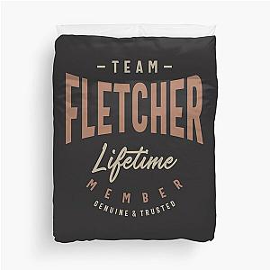 Team Fletcher Lifetime Member Personalized Name Duvet Cover