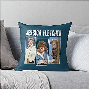 Three faces beautiful jessica murder fletcher images Throw Pillow