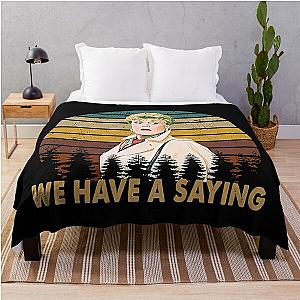 We Have A Saying Jessica Fletcher Graphic Murder She Wrote Gifts  Throw Blanket