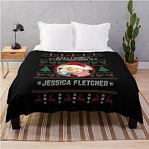 All I want for Christmas is Jessica Fletcher Throw Blanket