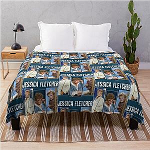 Three faces beautiful jessica murder fletcher images Throw Blanket