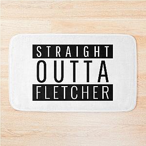 Straight Outta Fletcher North Carolina Fletcher NC Bath Mat