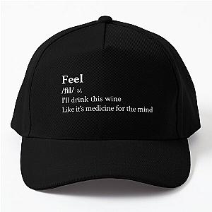 Cari Fletcher Aesthetic Quote Lyrics Black Baseball Cap